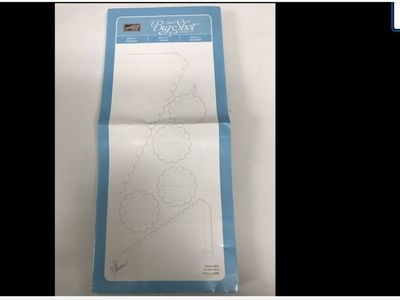 Stampin up Bigz XL Pennant Die 14” x 6”, Gently Used