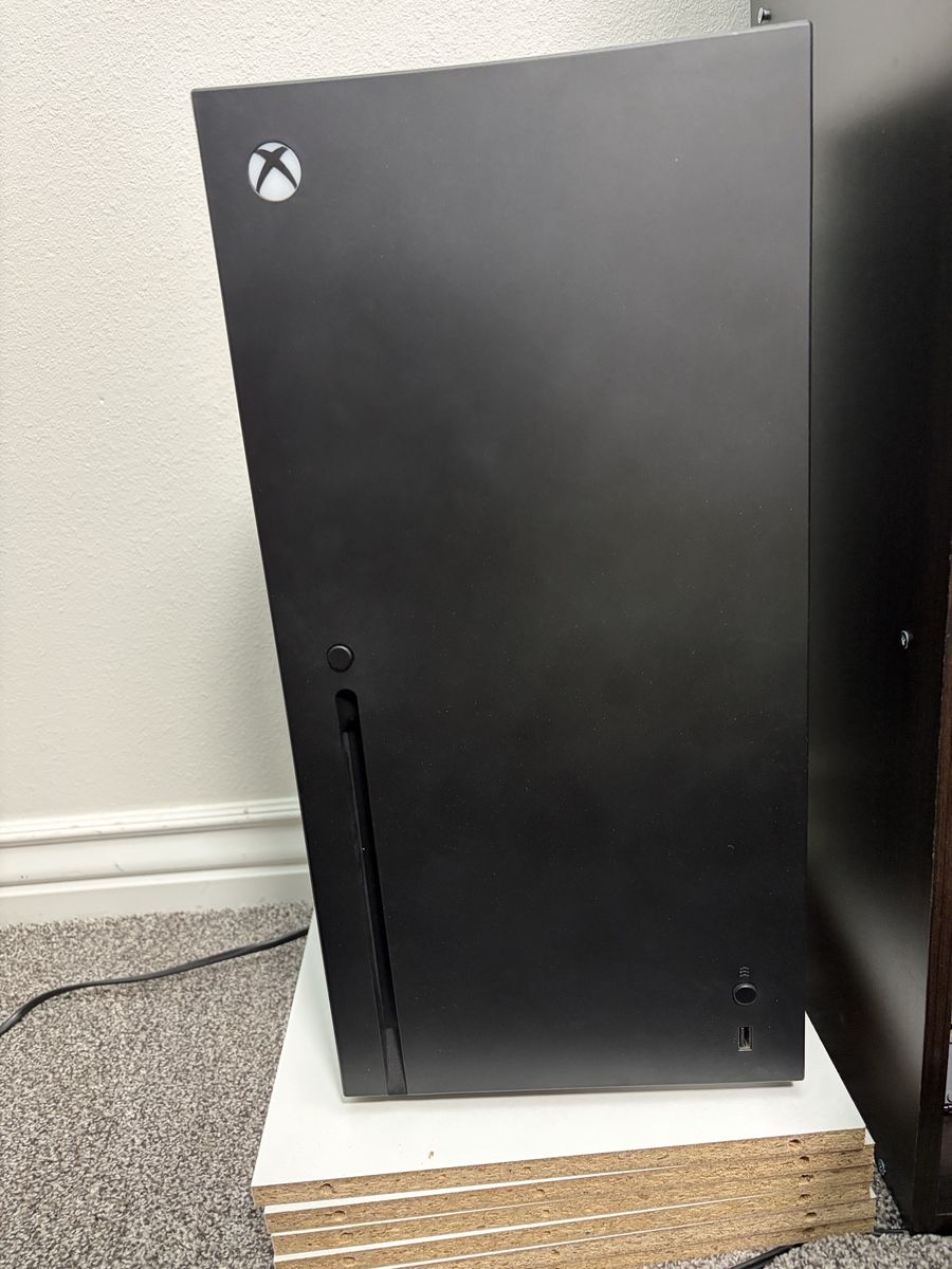 Xbox Series X Replica Mini Fridge - Black / Green Compact Beverage Cooler