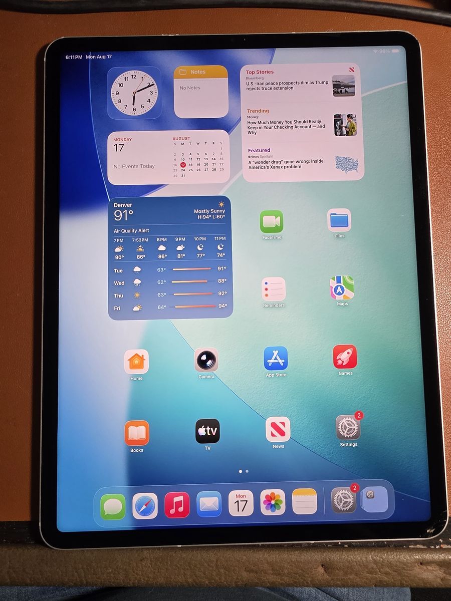 2022 iPad Pro 12.9" (6th gen) Wifi + 5g with M2 chip. UNLOCKED 128GB A2764