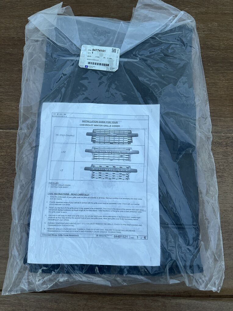 GM Front Grille Cover