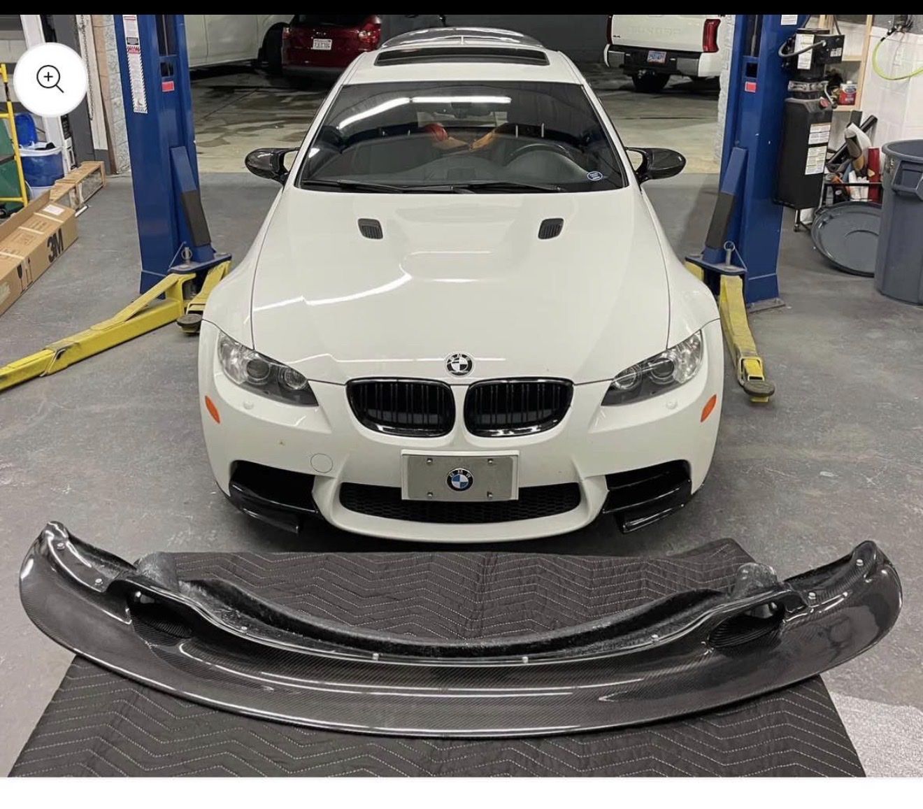 SPECRING BMW E90 E92 E93 M3 GT4 V1 Carbon Fiber Front Lip - Pre-Drilled, New Condition