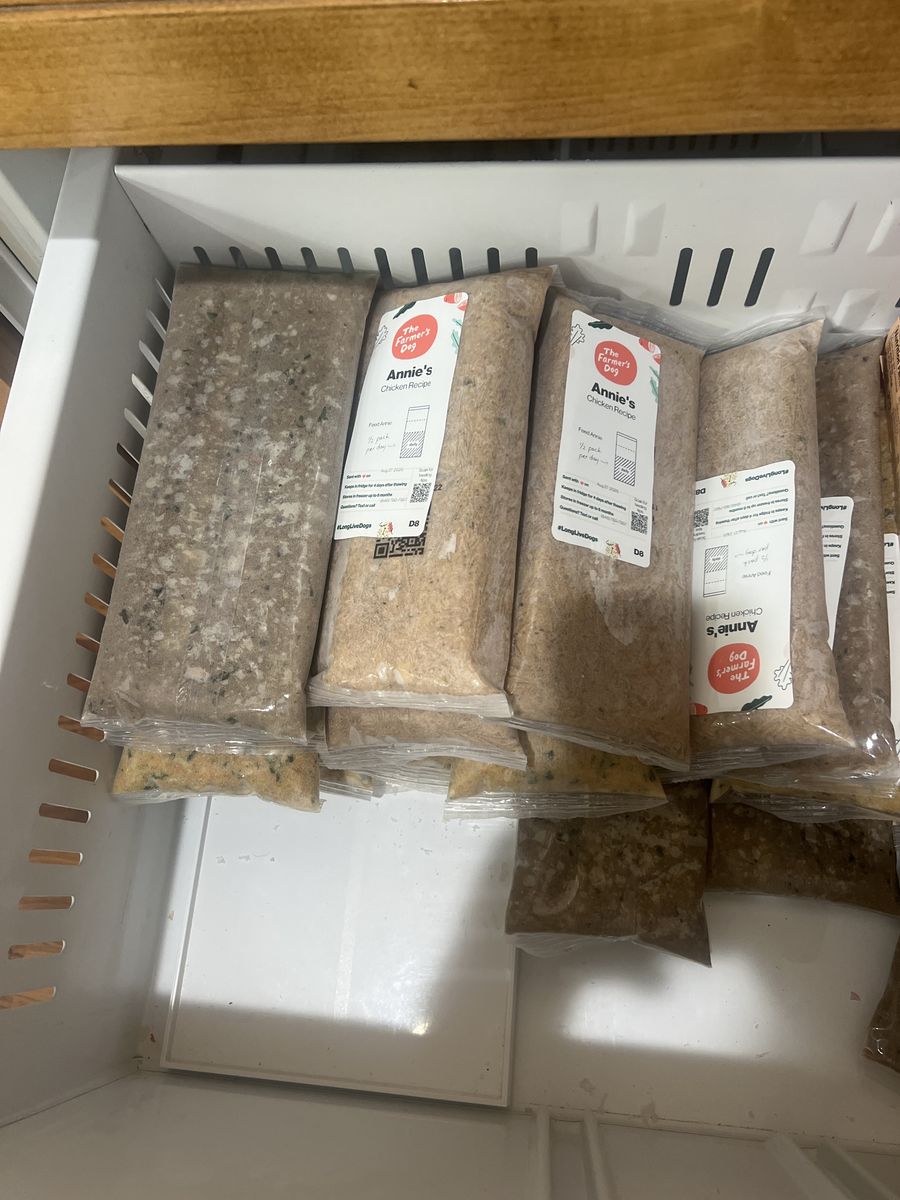 Dog food and stuff