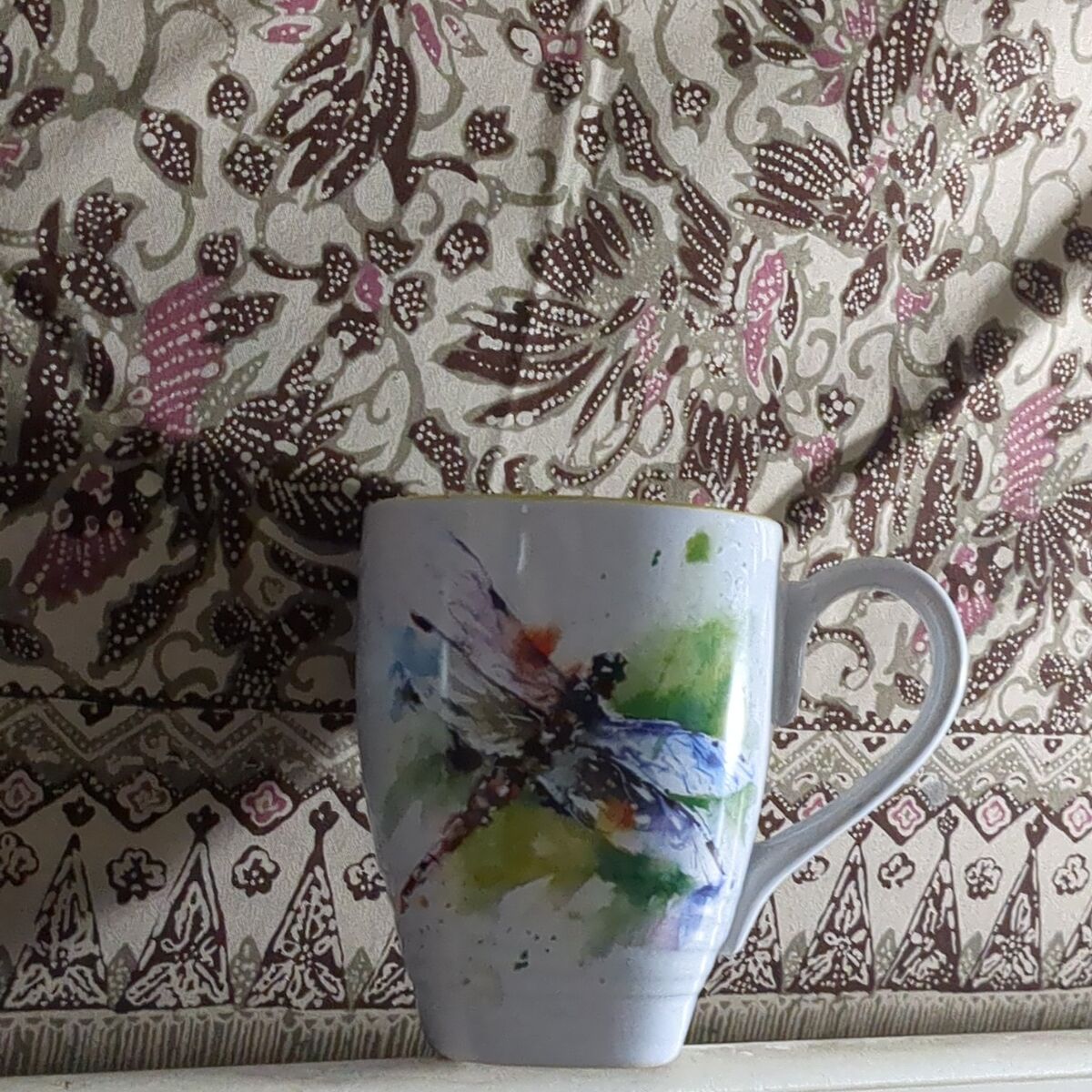 Dean Crouser dragonfly mug