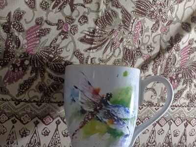 Dean Crouser dragonfly mug