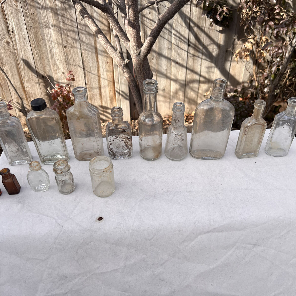 Vintage Glass Bottle Collection
