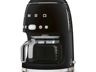 SMEG 50's Retro Style 10-Cup Drip Filter Coffee Maker - Black