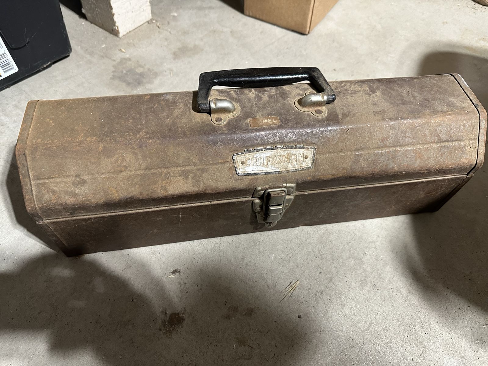 Vintage Craftsman Tool Box And Tools