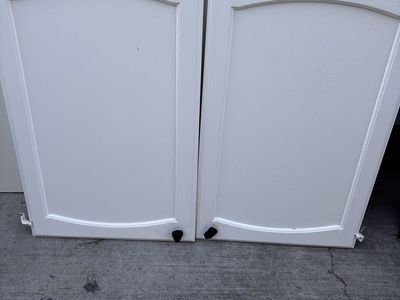 Upper Cabinet great for a garage/shop 2 shelves
