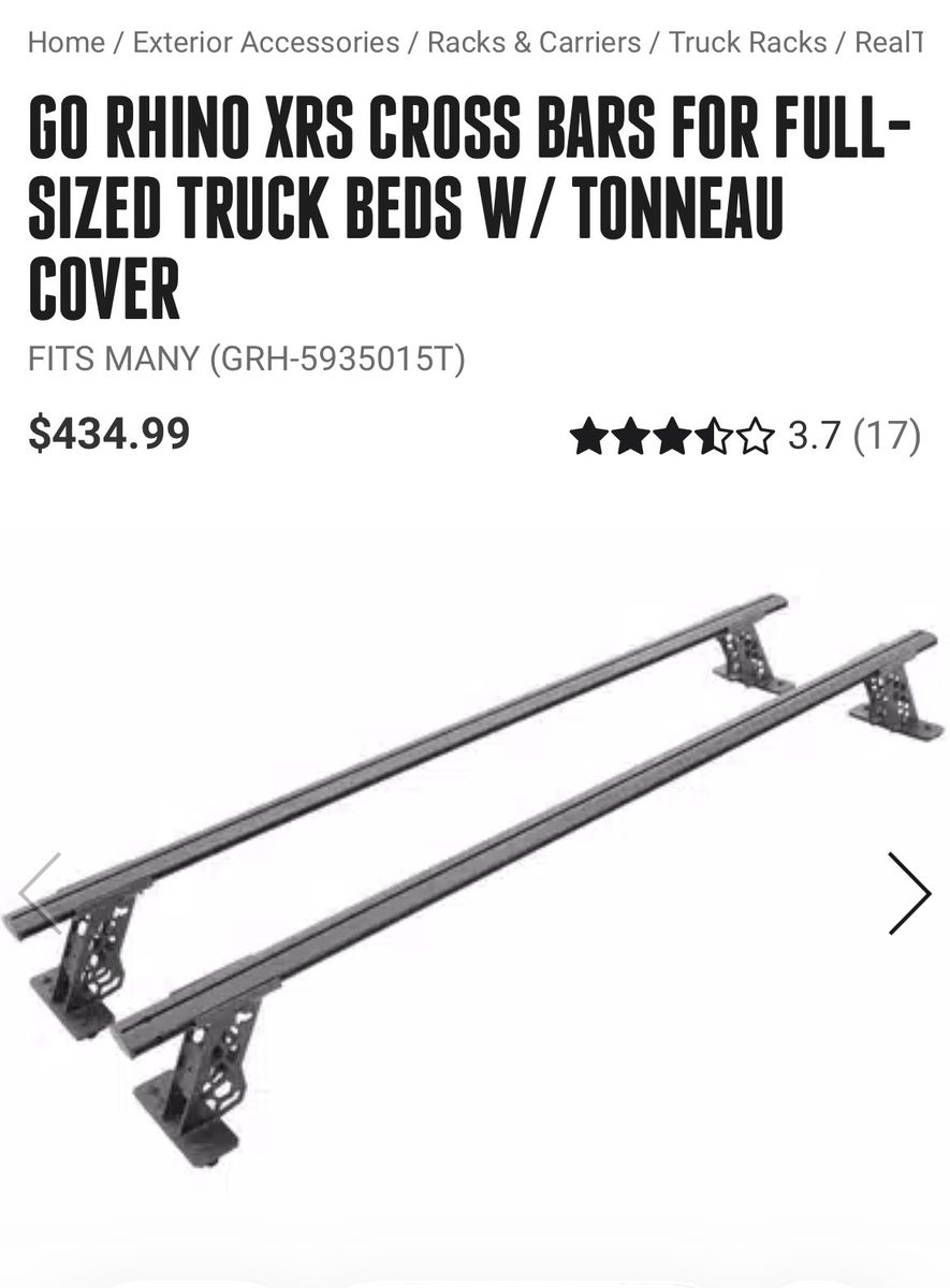 Go Rhino crossbars.