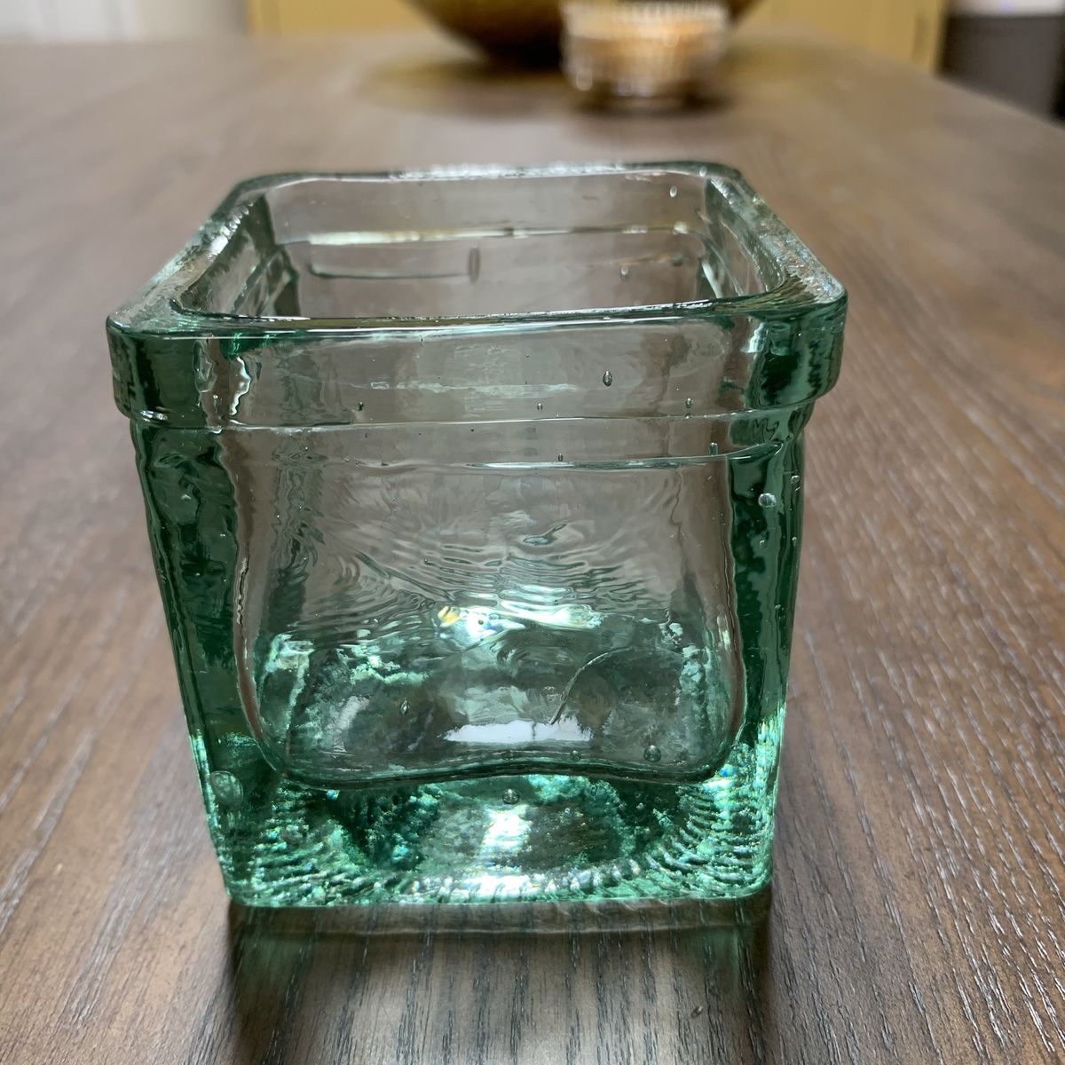 Recycled 3” Green Glass Jar