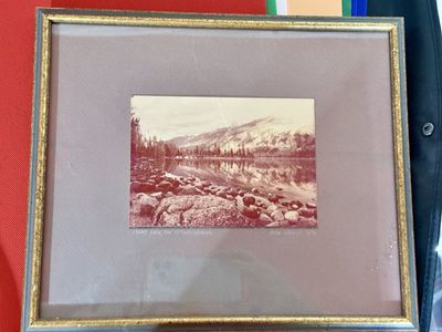 Vintage Framed Photo Print Jenny Lake, The Tetons, Wyoming Ken Kraus 1/76 Art Decor