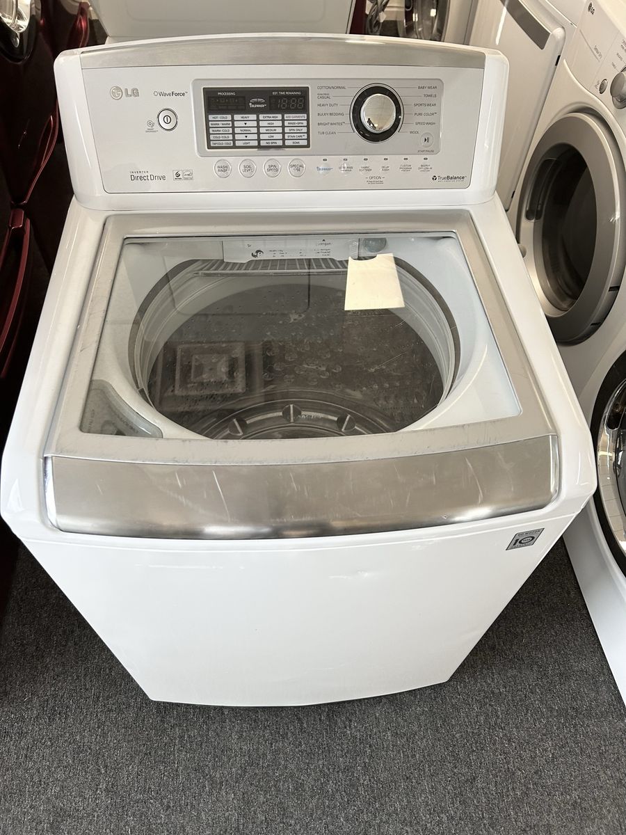 LG super capacity washing machine
