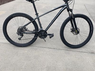 Specialized Pitch Sport 27.5" Hardtail Mountain Bike - Gray/Black, Shimano Altus/Tourney Drivetrain