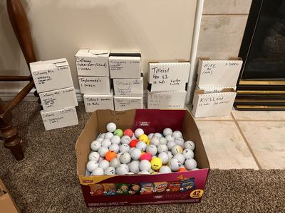 Cleaned-solid golf balls