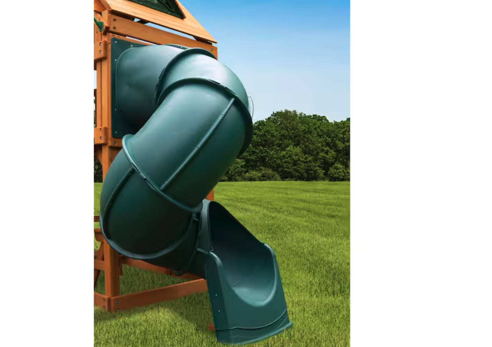 Brand New Quick Connect Tube Slide for 5 ft. Decks - Green