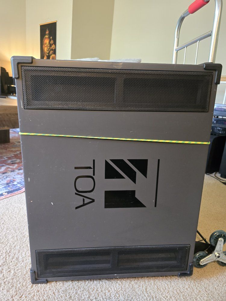 15" TOA SDB Subwoofer System 360W 8 Ohm - Made in Japan. 90lbs