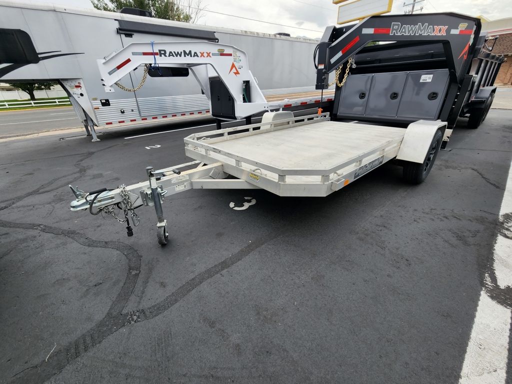 2022 Aluma USED 7712 HSR (6.5X12) 3.5K Aluminum Utility Trailer