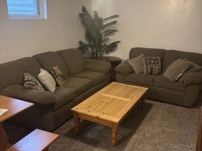 Couch and love seat