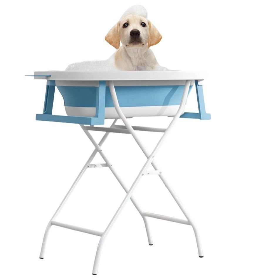 NEW 2 in 1 Portable Dog Washing Station