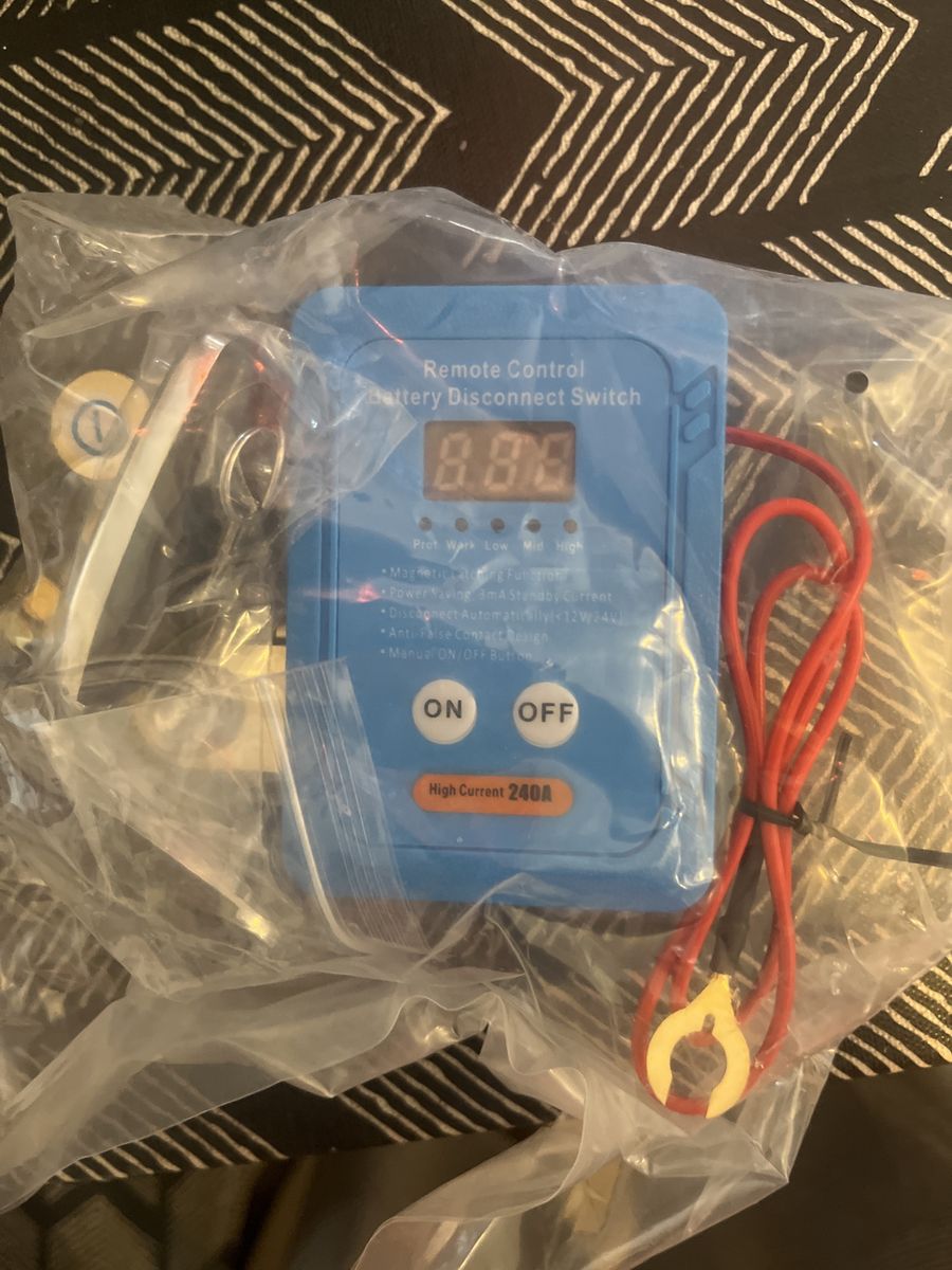 Remote Control 240A High Current Battery Disconnect Switch