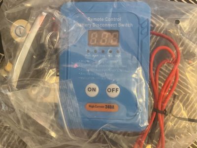 Remote Control 240A High Current Battery Disconnect Switch