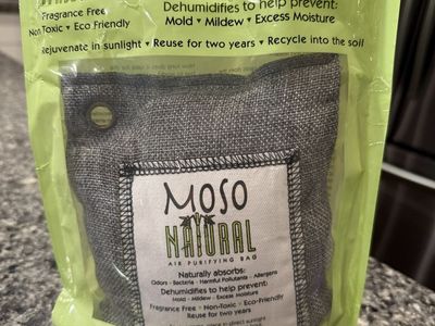 Moso Natural Air Purifying Bag Charcoal Odor Absorber 200g