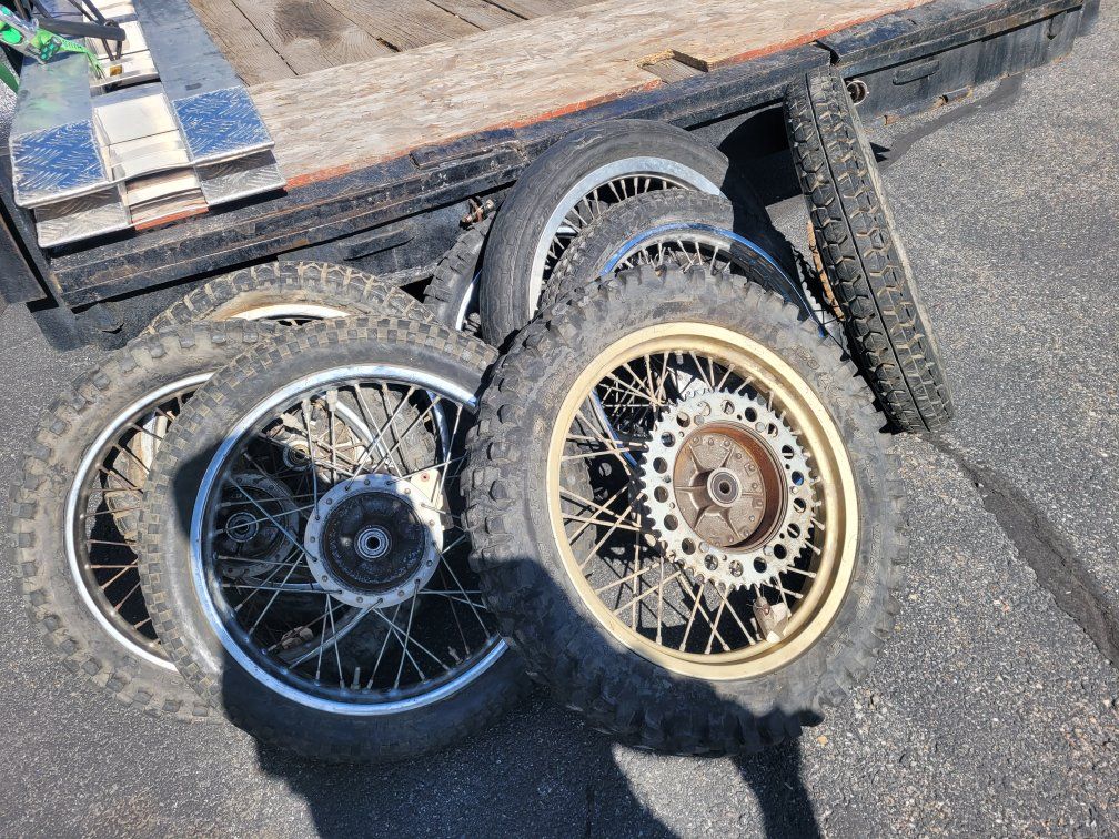 Motorcycle Wheels and Shocks 28 Wheels