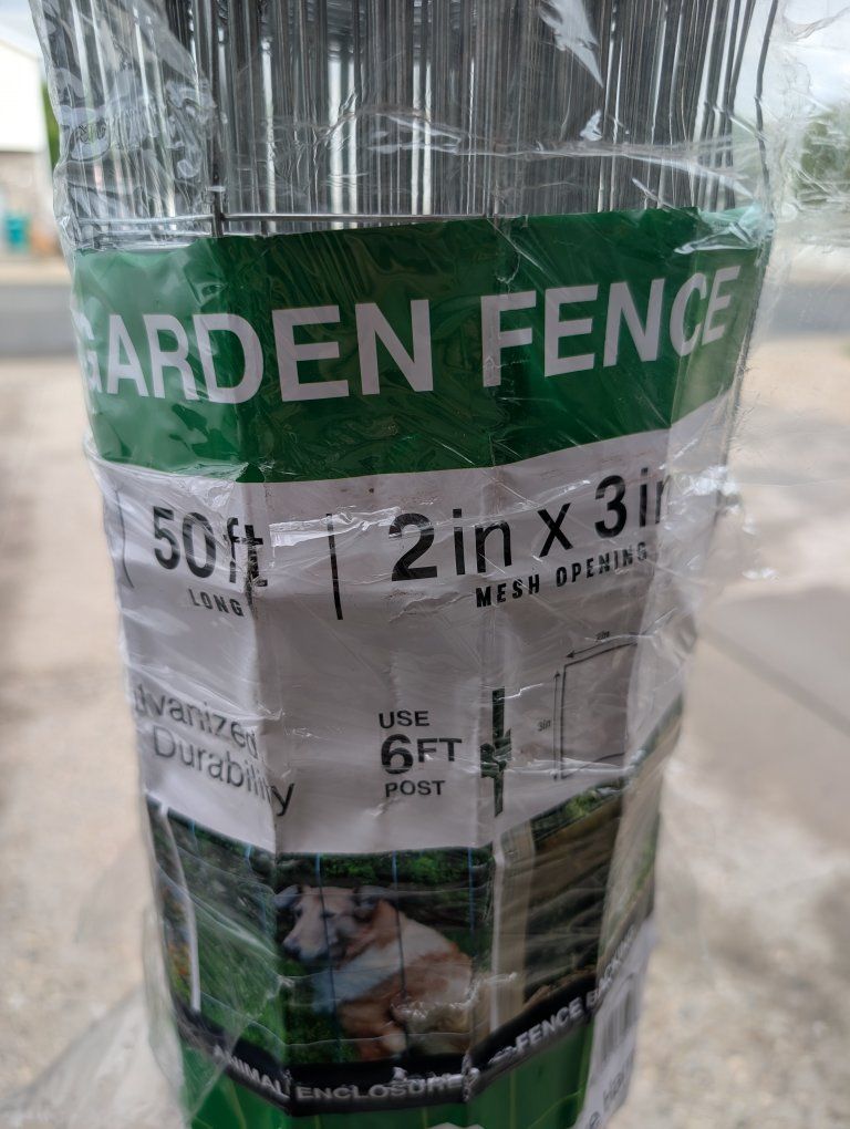 New Garden Craft 60 in. x 50 ft. Welded Wire Fence with 2 in. x 3 in. Openings