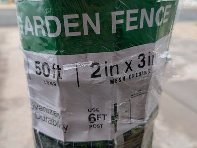 New Garden Craft 60 in. x 50 ft. Welded Wire Fence with 2 in. x 3 in. Openings