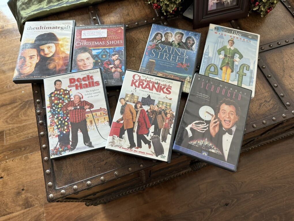 Set of Christmas DVDs including all for $30