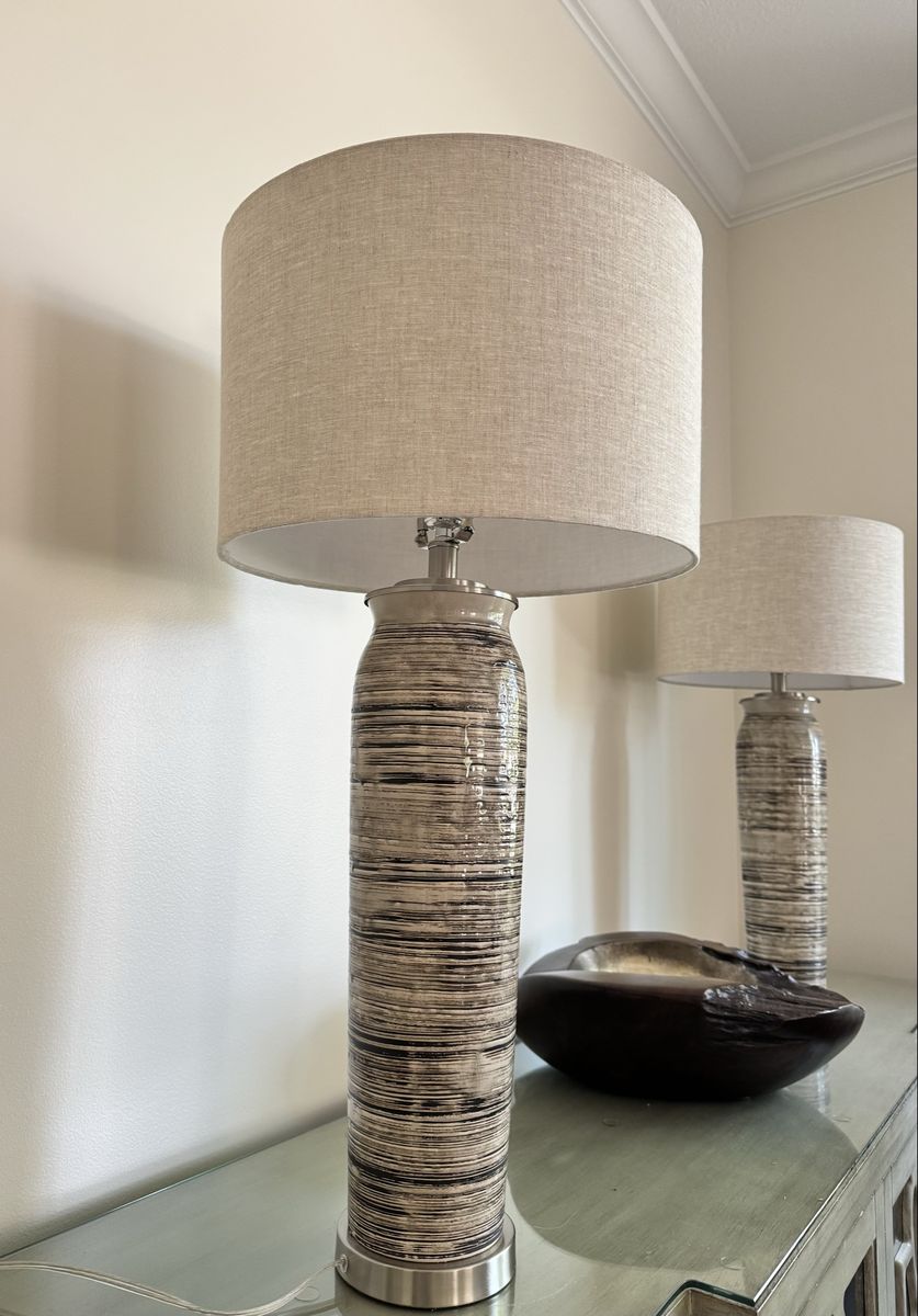 Two beautiful matching lamps