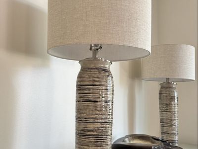 Two beautiful matching lamps