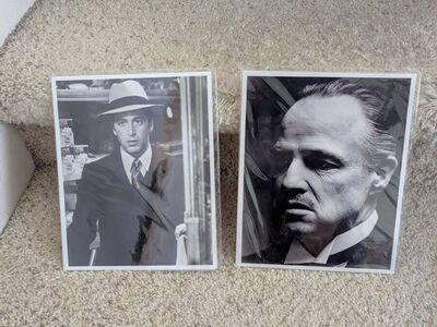 Marlon Brando & Al Pacino in The Godfather (2-Photo Prints) (8 x 10)