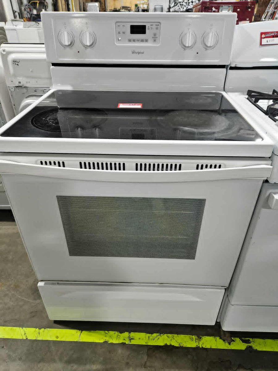 GREAT WHIRLPOOL GLASS TOP RANGE! W-WARRANTY