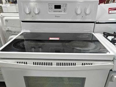 GREAT WHIRLPOOL GLASS TOP RANGE! W-WARRANTY