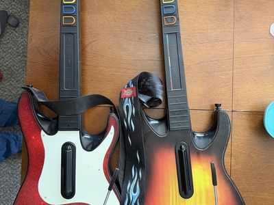 2 Guitar Hero guitars for Xbox 360