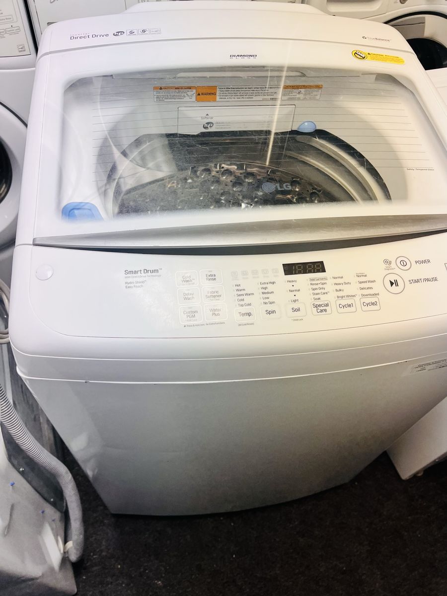 LG súper capacity washing machine
