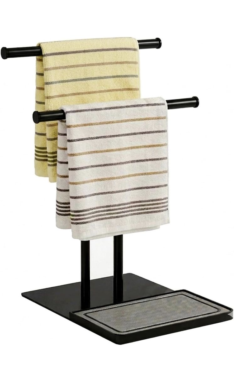 NADAMOO Standing Towel Rack for Bathroom, Adjustable Hand Towel Holder