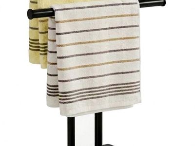 NADAMOO Standing Towel Rack for Bathroom, Adjustable Hand Towel Holder