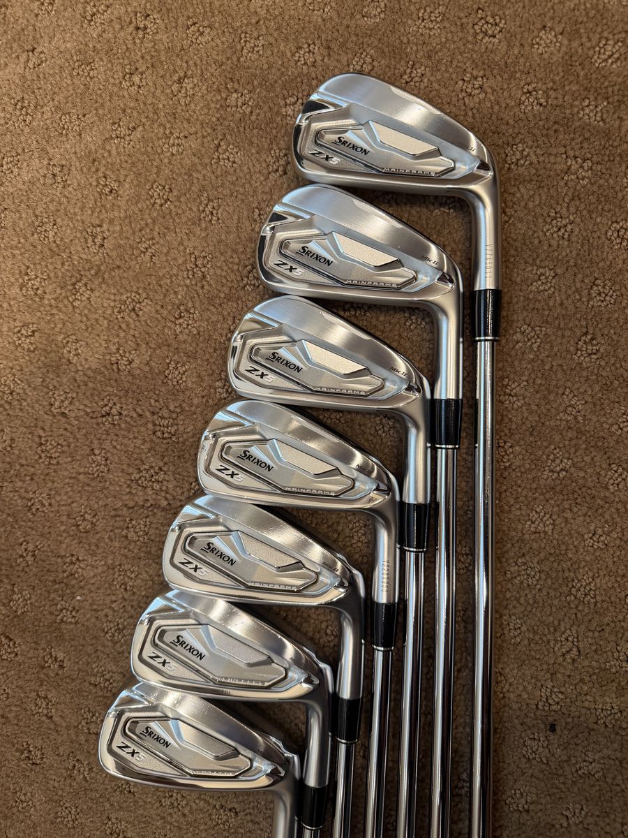 Barely Used Srixon Zx5 Mkii 4-P Iron Set. Stiff