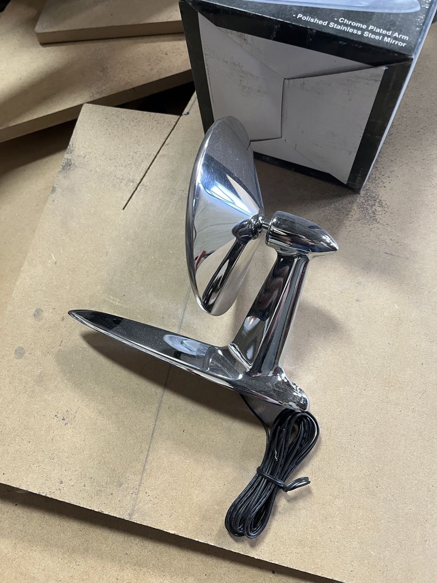 New 1955-57 Chevy Belair mirror with led turn