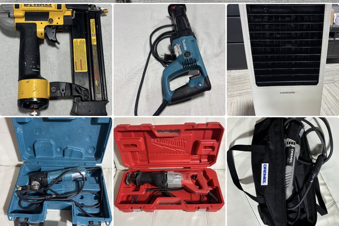 Power Tools $50 Each - Milwaukee Sawzall, Makita, Dewalt & Dremel