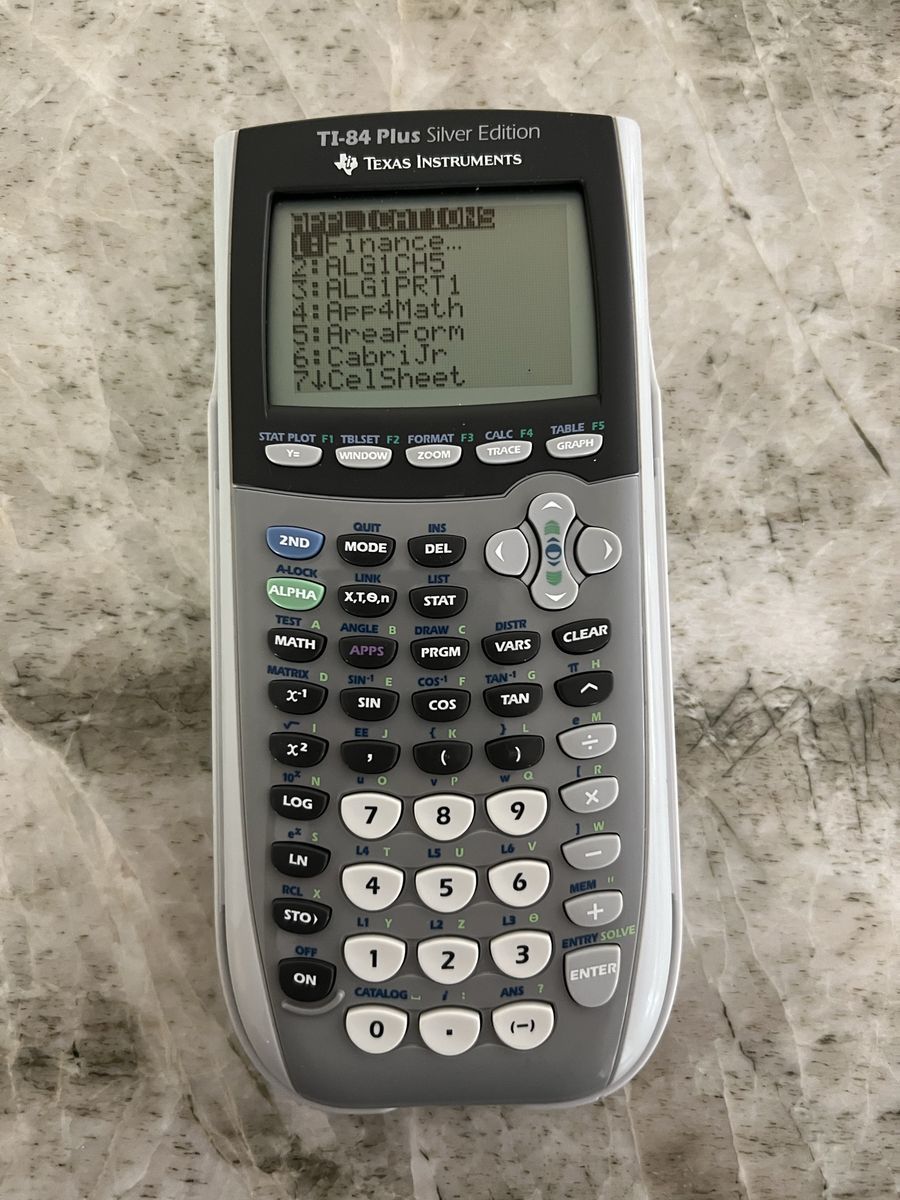TI-84 Plus Silver Edition Graphing Calculator