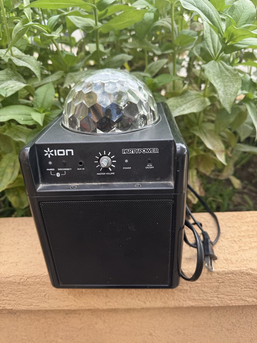 Ion Audio Party Power | Portable Bluetooth Speaker System With Party Lights