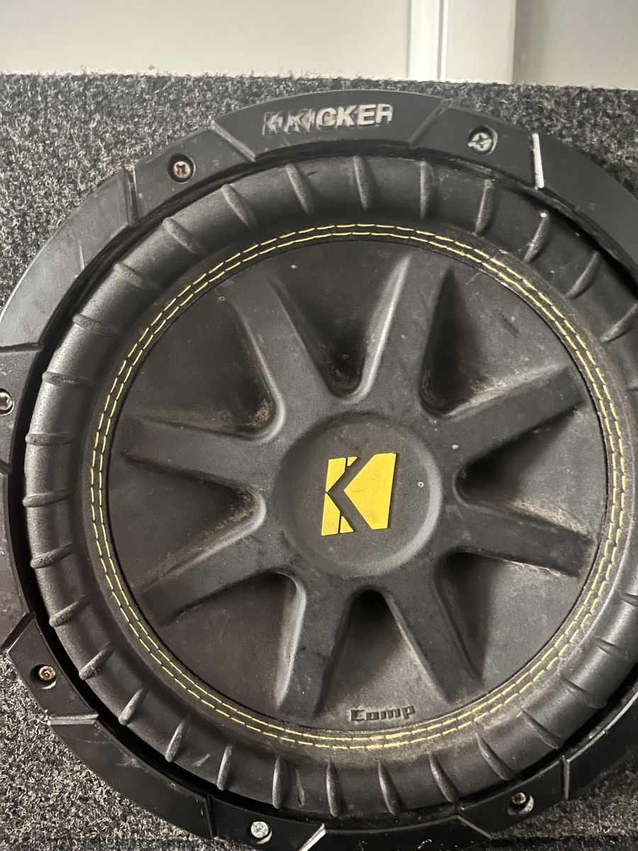Kicker Comp 10" Subwoofer with Enclosure - Powerful Bass for Car Audio
