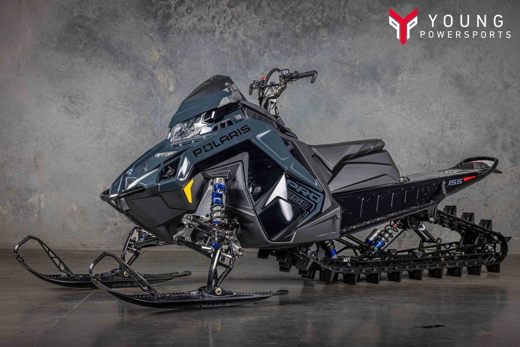 2026 Polaris® 850 PRO RMK 155 Gloss Black / Blue Dusk