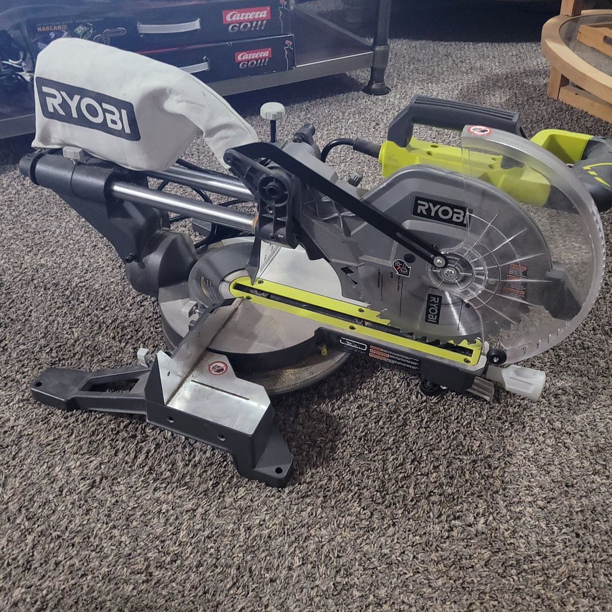 Ryobi Miter Saw with Dust Bag - Used, Excellent Condition
