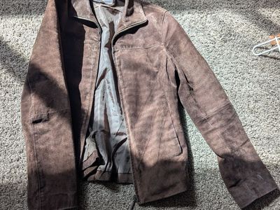 Small Suede Genuine Leather Women's Jacket Boston Harbour