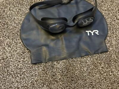 Swim Cap And Goggles