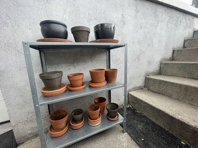 Clay Plant/ Flower Pots and trays